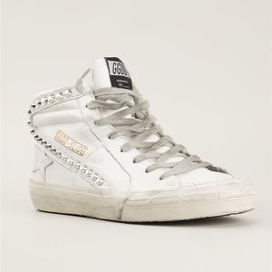 Golden Goose High Top Studded Sneaker Size 37 / 7-7.5